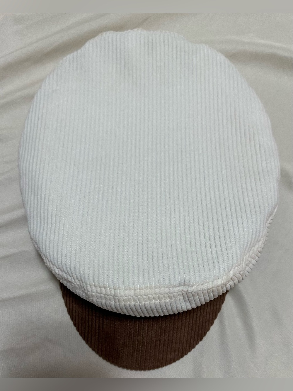 Women’s Brixton Two-Tone Corduroy Fisherman Cap White & Brown